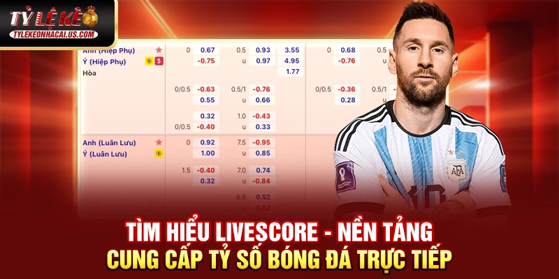 Livescore Tìm hiểu Livescore - Nền tảng cung cấp tỷ số bóng đá trực tiếp